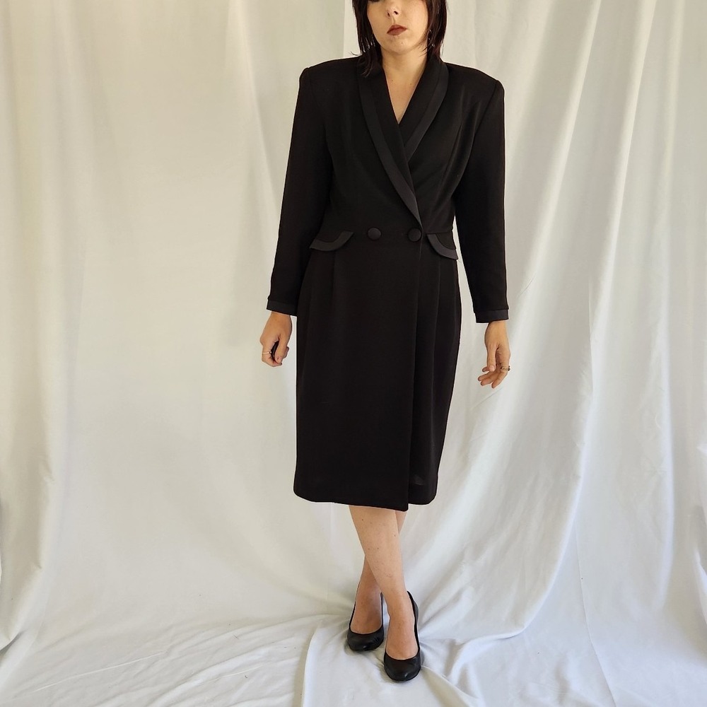90s Anne Klein‎ Coat Dress